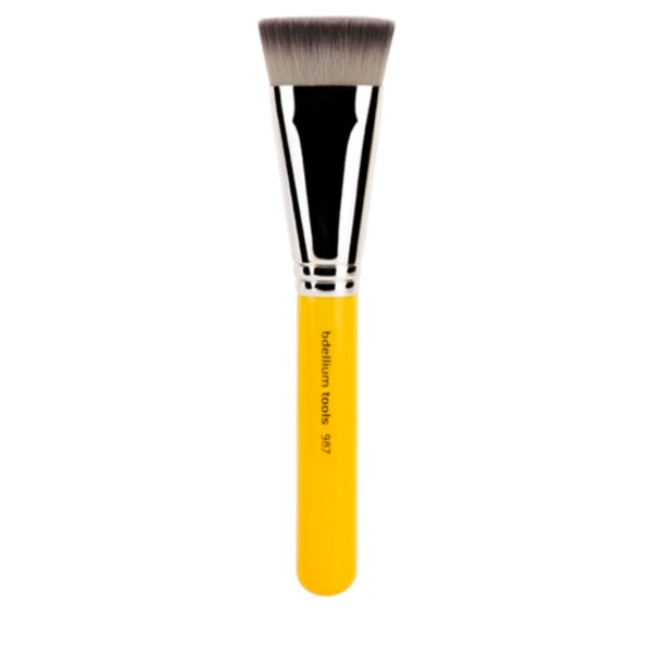 987 Studio Blend & Contour yellow face brush